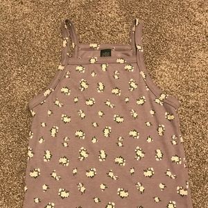 Wild Fable High Neck Cropped Tank Size M